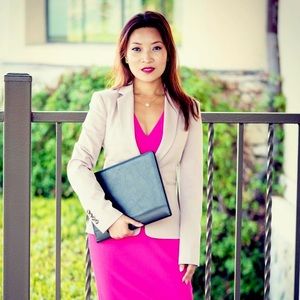 Express Blazer in Powder Pink